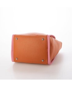 UNBILLION カシュカシュ cachecache / ミニショルダー付きソフトレザー調ミニトートバッグ