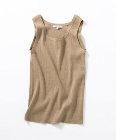 23区 【新色追加/Oggi6月号掲載】コットンリブ タンクトップ ブラウン系