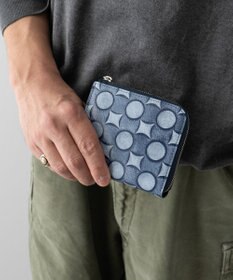 MIYABIYA La quoh with kirakaracho 南蛮七宝アルチザンレザー ミニL字ファスナー財布