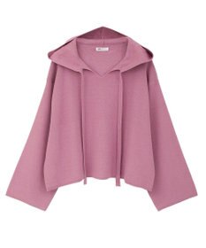 CRAFT STANDARD BOUTIQUE ハーフミラノニットフーディー＜ハンドウォッシャブル＞