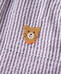 MIKI HOUSE HOT BISCUITS 【80-120cm】サッカー素材 5分丈パンツ