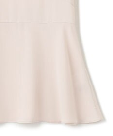 23区 L 【洗える】バックサテンアムンゼン ペプラム デザイン ブラウス