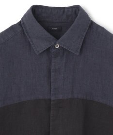 JOSEPH HOMME FRENCH LINEN OX SHORT SLEEVE SHIRT
