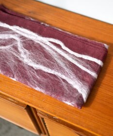 muto ニードルパンチ シルクウールストール