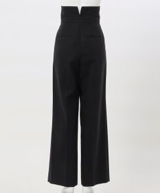 23区 【エステータ】コットンダブルクロス マーベルト ワイドパンツ