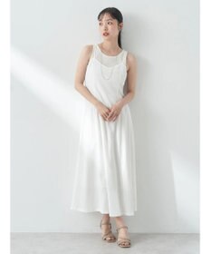 earth music&ecology チェックキャミワンピース