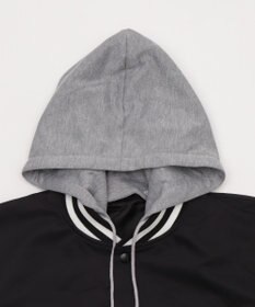 WEGO 【ユニセックス着用ITEM】2WAYフードワッペンスタジャン