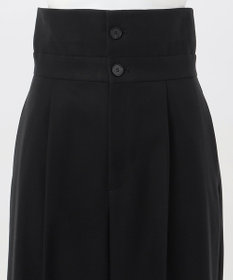 23区 【エステータ】コットンダブルクロス マーベルト ワイドパンツ