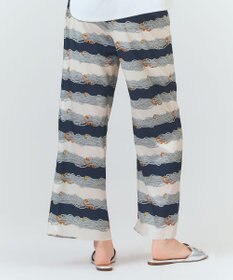 GRACE CONTINENTAL ロープボーダーパンツ