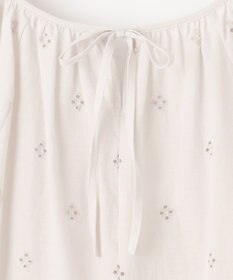 23区 【SLOW/洗える】エンブロイダリーレース ブラウス