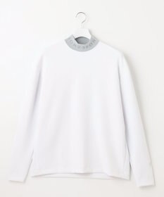 23区GOLF 【23Fondation/MEN】【吸水速乾・UVケア】バイカラー 長袖モックネックシャツ