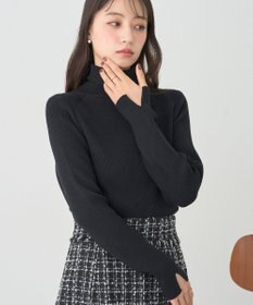 earth music&ecology 【イージーケア】【洗濯機洗い可】レンチング(TM)エコヴェロ(TM)(リブタートル)