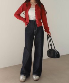 WEGO 【XS～Lサイズ展開/美脚】ストレートデニムパンツ