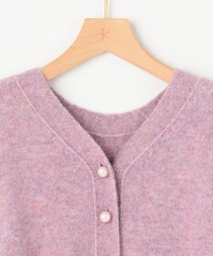 組曲 【人気商品再入荷！】スパンコールヤーン ニットカーディガン