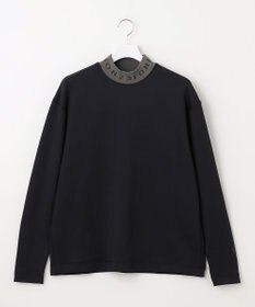 23区GOLF 【23Fondation/MEN】【吸水速乾・UVケア】バイカラー 長袖モックネックシャツ