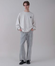 WEGO 【ユニセックス着用ITEM】ショートドロストワンポイント刺繍プルオーバー