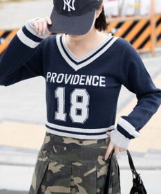 WEGO ナンバリングコンパクトニット