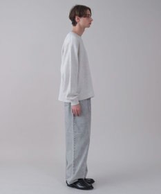 WEGO 【ユニセックス着用ITEM】ショートドロストワンポイント刺繍プルオーバー