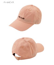 MOONBAT PAUL&JOE ACCESSOIRES(ポール&ジョー）ロゴ入り 深キャップ 帽子 ネコチャーム付 UVカット