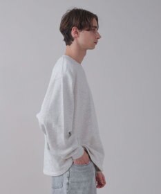 WEGO 【ユニセックス着用ITEM】ショートドロストワンポイント刺繍プルオーバー