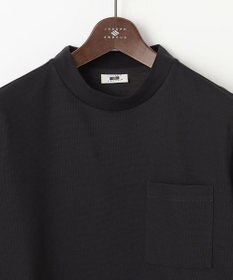 JOSEPH ABBOUD 【キングサイズ・衣服内温度調節機能/接触冷感/JAPANファブリック】コンフォーマーミラノリブ モックネック Tシャツ
