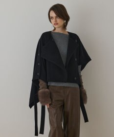 GRACE CONTINENTAL ライトビーバーポンチョ