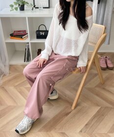 WEGO サイドリボンカーゴパンツ