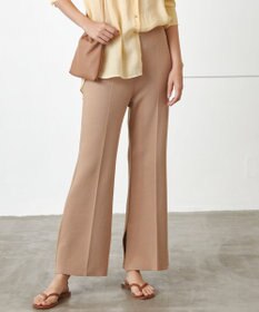 BEIGE， AULNEY / ニットフレアパンツ