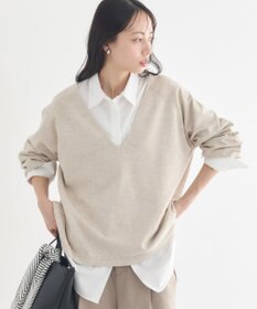 earth music&ecology ディープＶネックプルオーバー