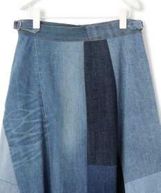 ICB アップサイクルデニム フレアスカート