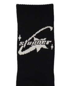 WEGO バックデザイン底パイルクルーソックス