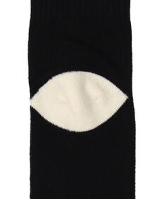 WEGO バックデザイン底パイルクルーソックス