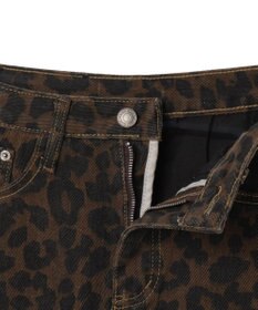 WEGO レオパードダメージミニスカパン