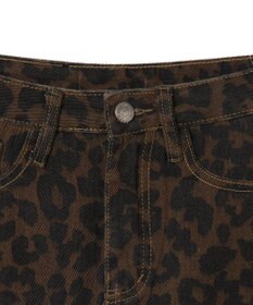 WEGO レオパードダメージミニスカパン