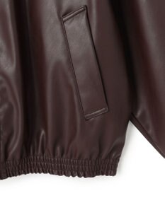 UNFILO MENS アラエルレザーライク ブルゾン