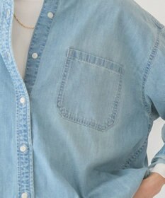 AMERICAN HOLIC バックタックオーバーシャツ