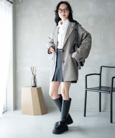 WEGO ボクシーテーラードジャケット