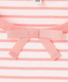 組曲 KIDS 【UVケア】【150-160㎝】マリンボーダー チュニック