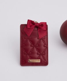 Maison de FLEUR リボンキルティングパスケース