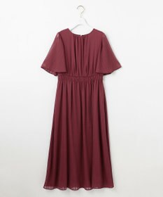 ANY SIS 【洗える】シアーパターン ワンピース