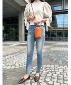 LA BAGAGERIE 【MONICA】バイカラー スマホショルダー