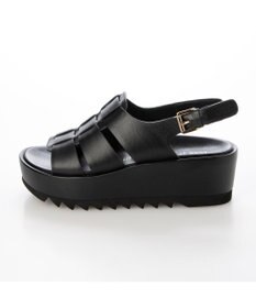 MODE ET JACOMO <MODE ET JACOMO>厚底グルカデザインウエッジサンダル