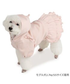 PET PARADISE ペットパラダイス フリルフーディー 《桃》 小型犬