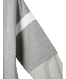 AMERICAN HOLIC 袖異素材ミニ裏毛プルオーバー