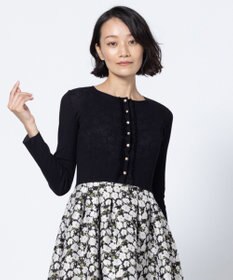 TOCCA TUCK FRILL KNIT カーディガン