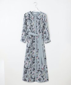 自由区 S 【WEB&一部店舗限定】ハーバルフロープリント8分袖 ワンピース