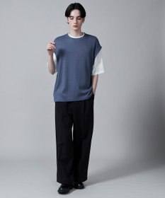 WEGO フェイクレイヤードベストT（S）