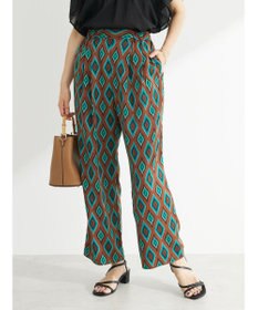 Green Parks アート柄イージーパンツ