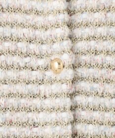 自由区 S ツイード調ニット ジャケット