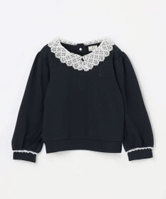 組曲 KIDS 【110-140㎝】レースカラー トレーナー